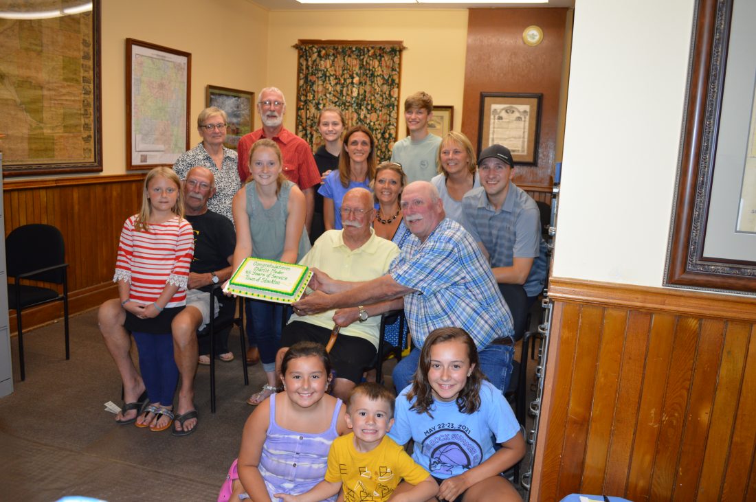 Stockton Town Board member retires with 45 years of service News